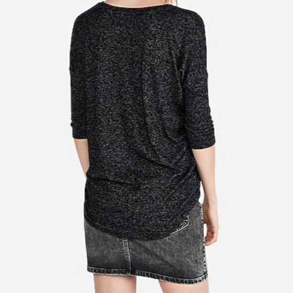 Express One Eleven V-Neck Jersey London Tee :: S - Picture 2 of 5